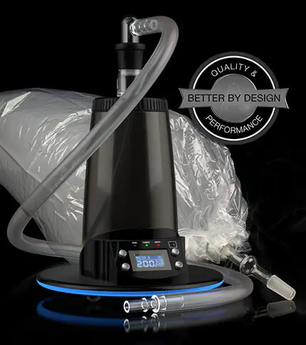 extreme q desktop vape with balloon