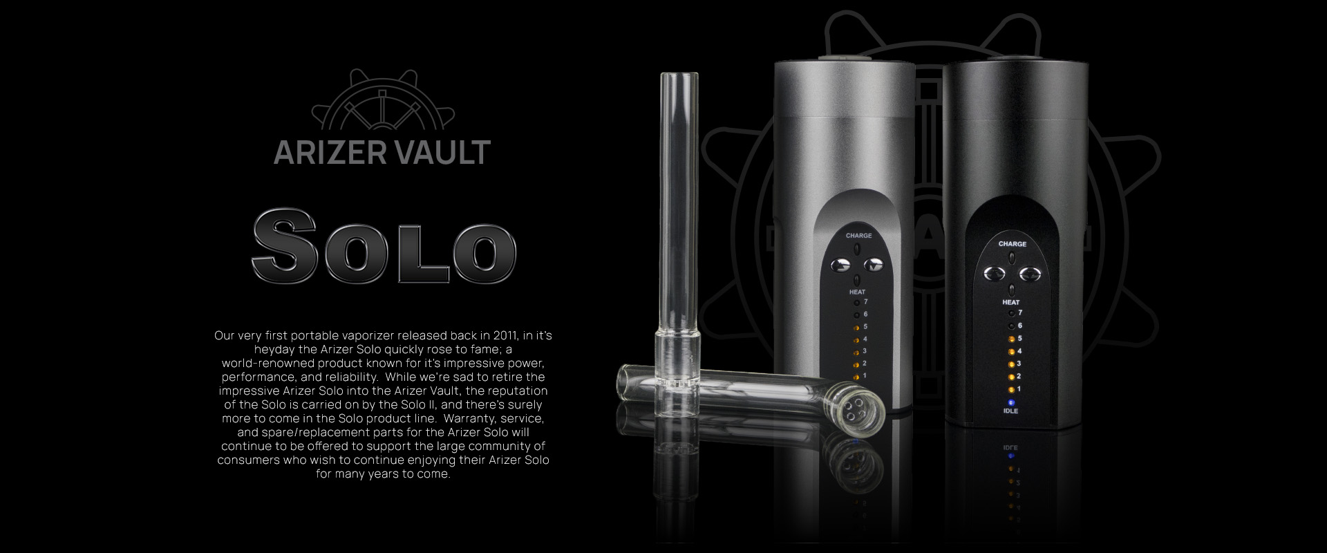 Arizer Solo in the vault Arizer Solo in the vault