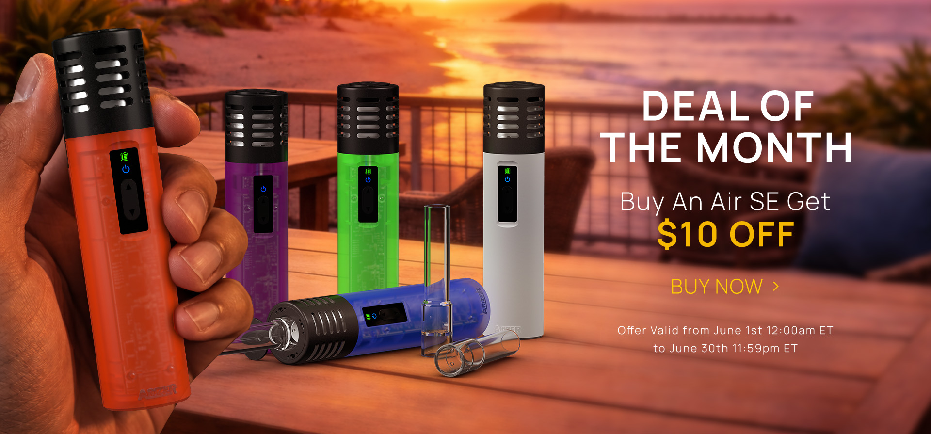 Arizer June Air SE Deal of the month