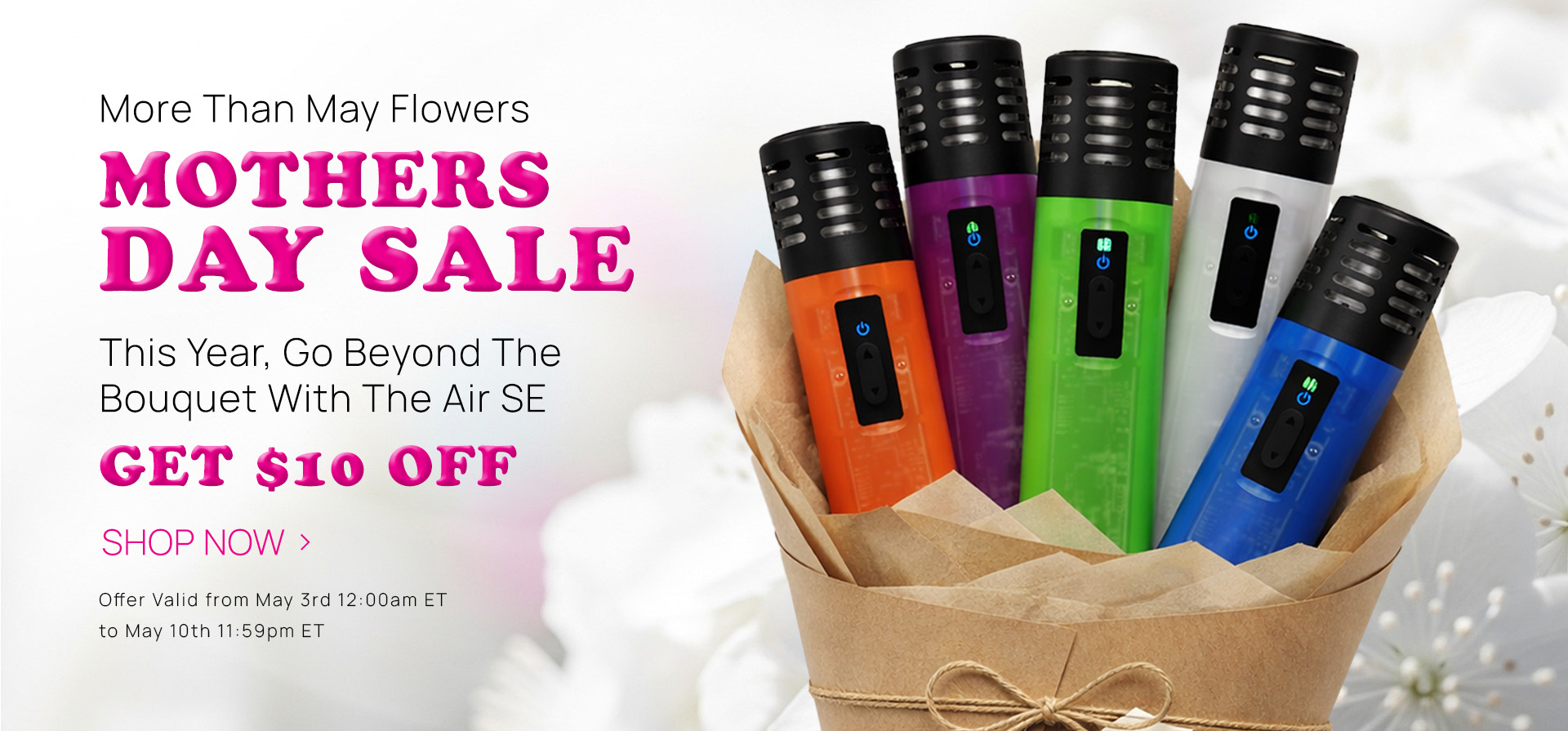 Arizer Mother's Day sale